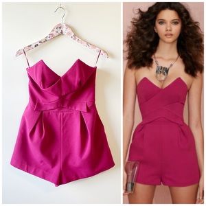 KEEPSAKE Pink Holding Back Playsuit Romper! Medium